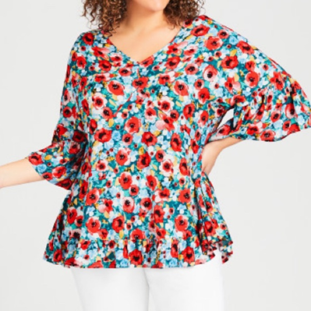 Avenue poppy top